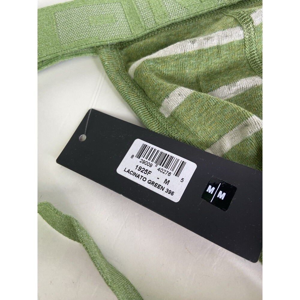 C-IN2 Hand Me Down Jock Strap Underwear Lacinato Green Striped Mens Size M - Picture 4 of 5